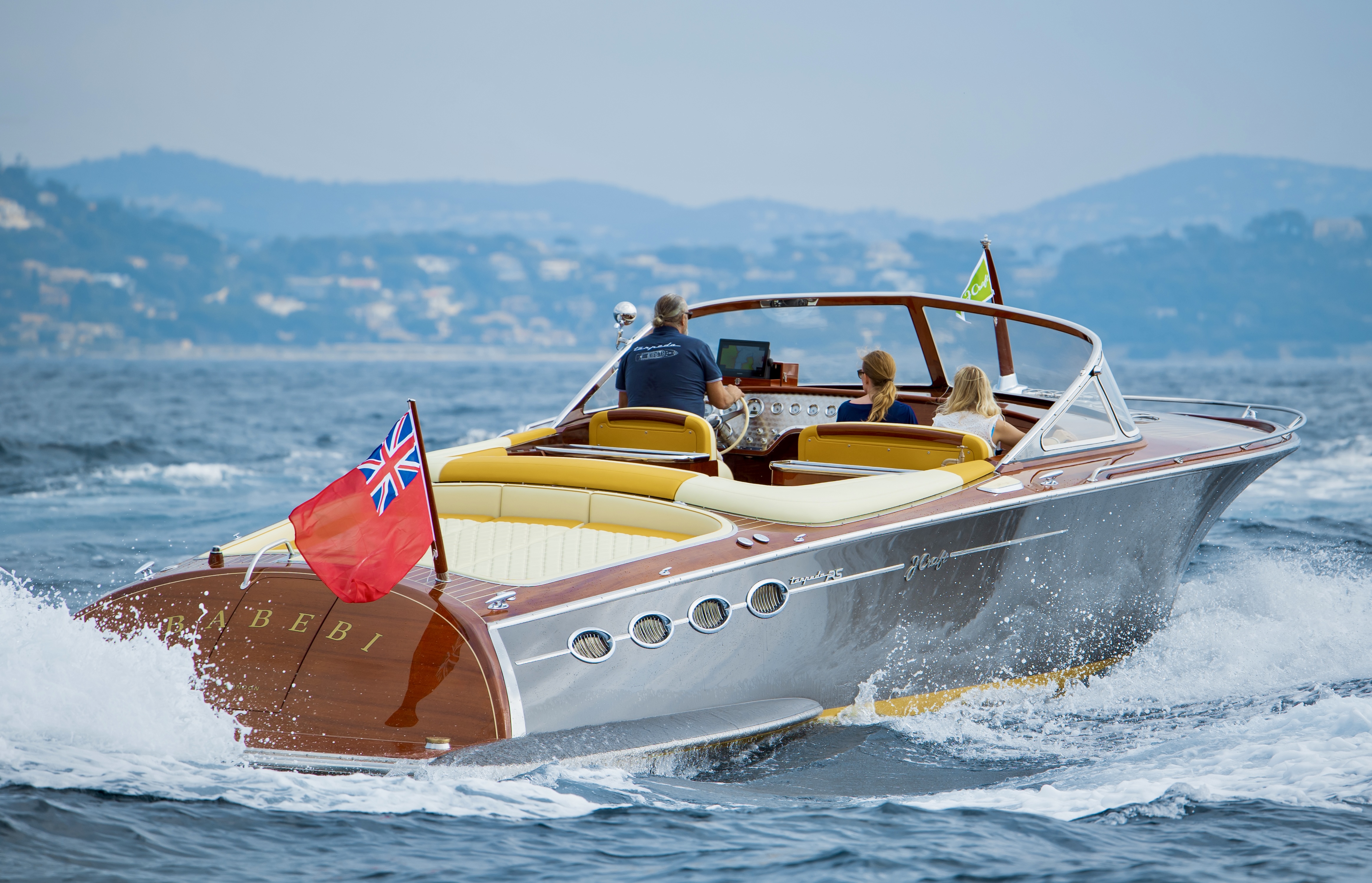 BABEBI underway in the Mediterranean.