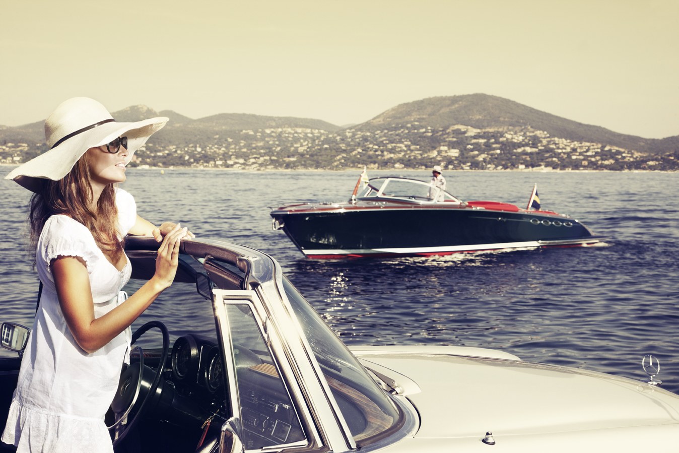 The J Craft Torpedo in Mediterranean waters, carrying classic runabout glamour into a modern sea-going form.