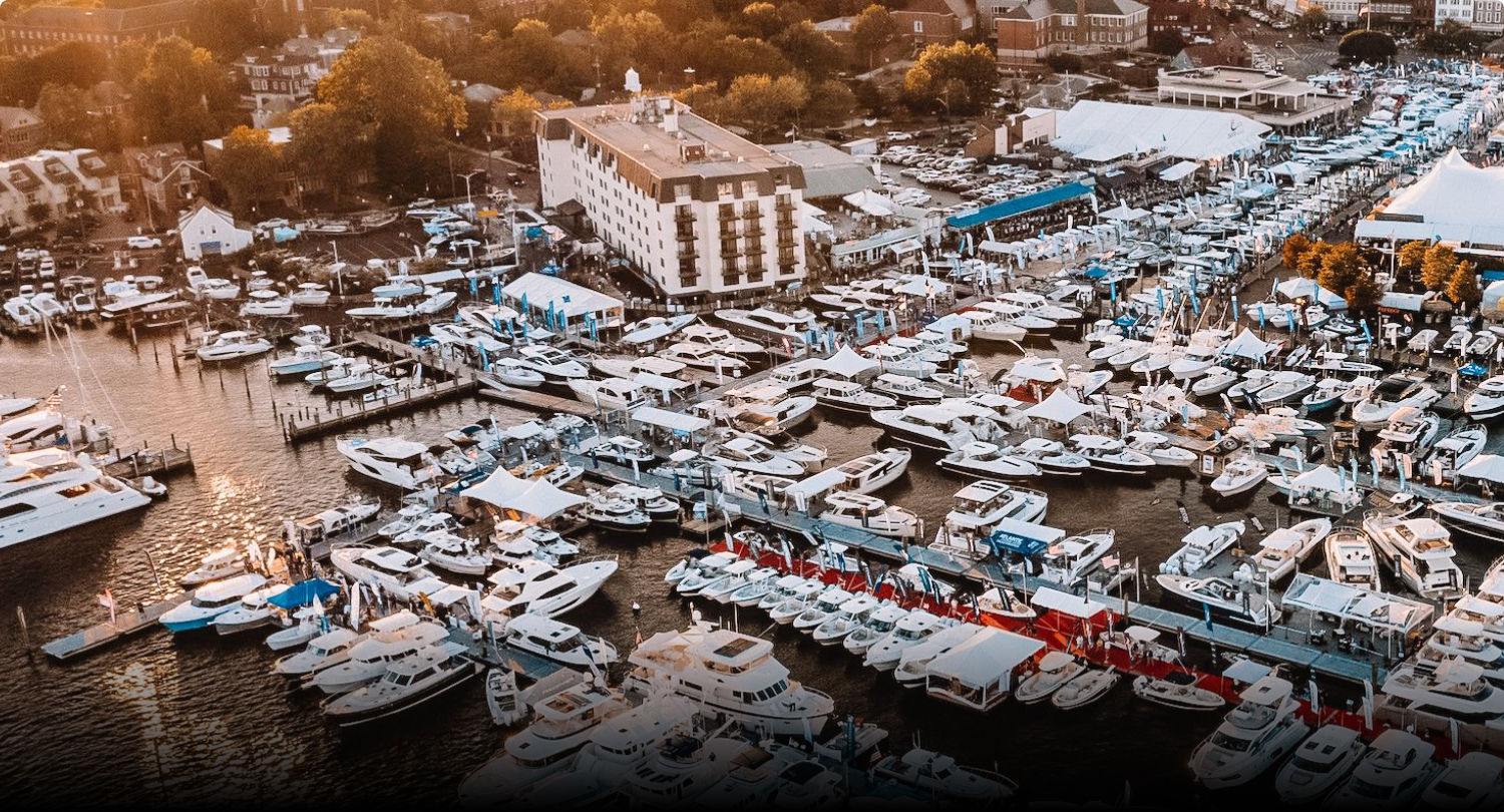 A port full of boats