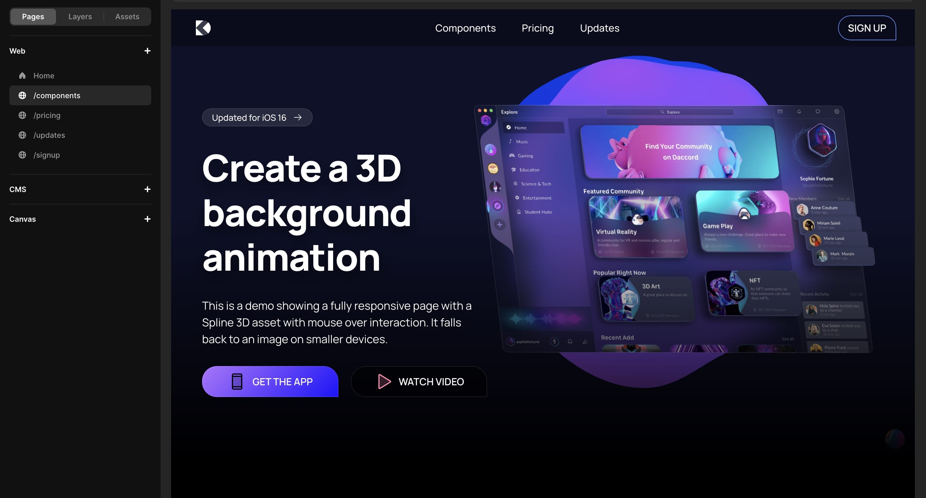 Build a 3D Site Without Code with Framer image 13