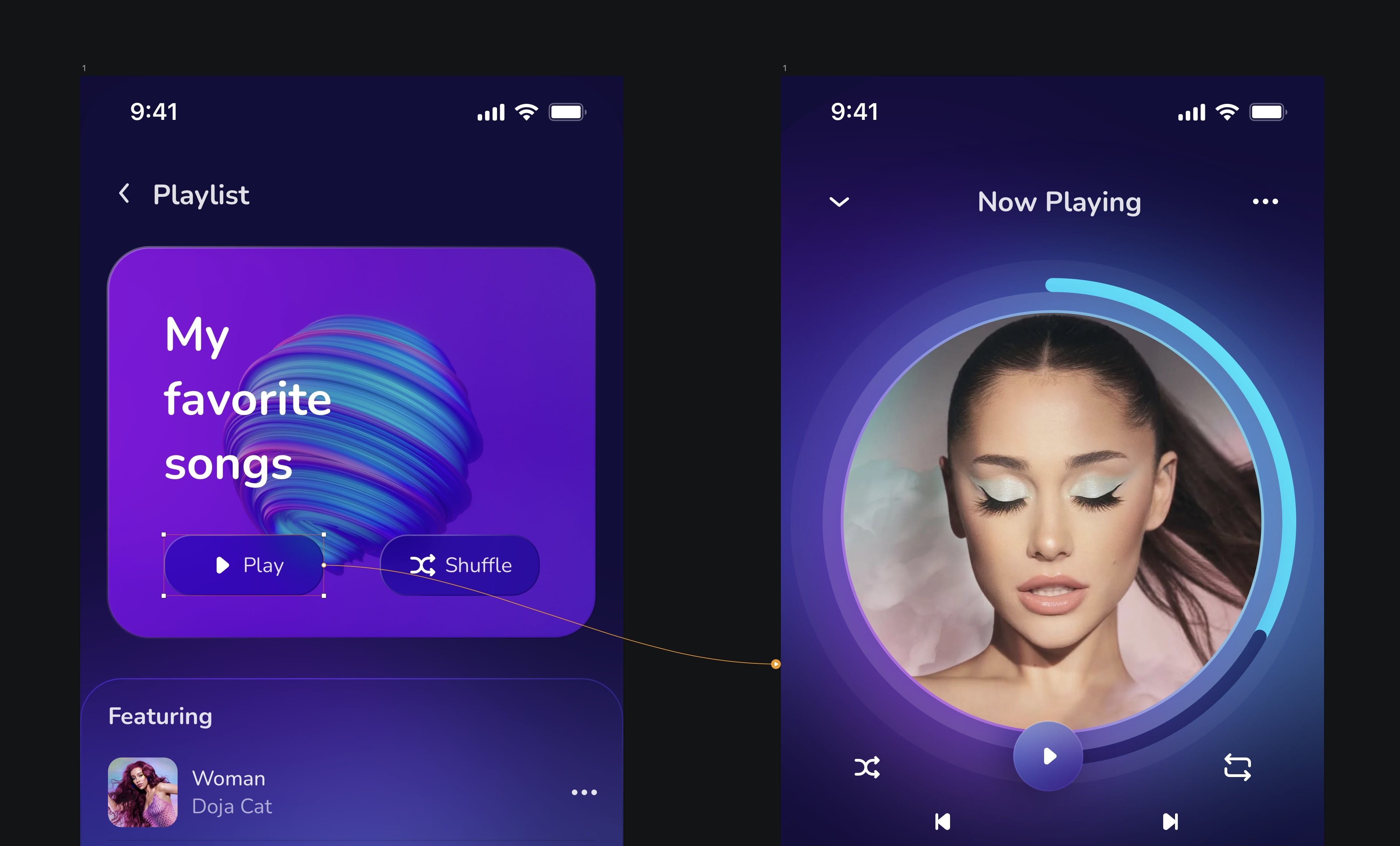 Overlays and Mirror App UI Design for iOS, Android and  in Sketch