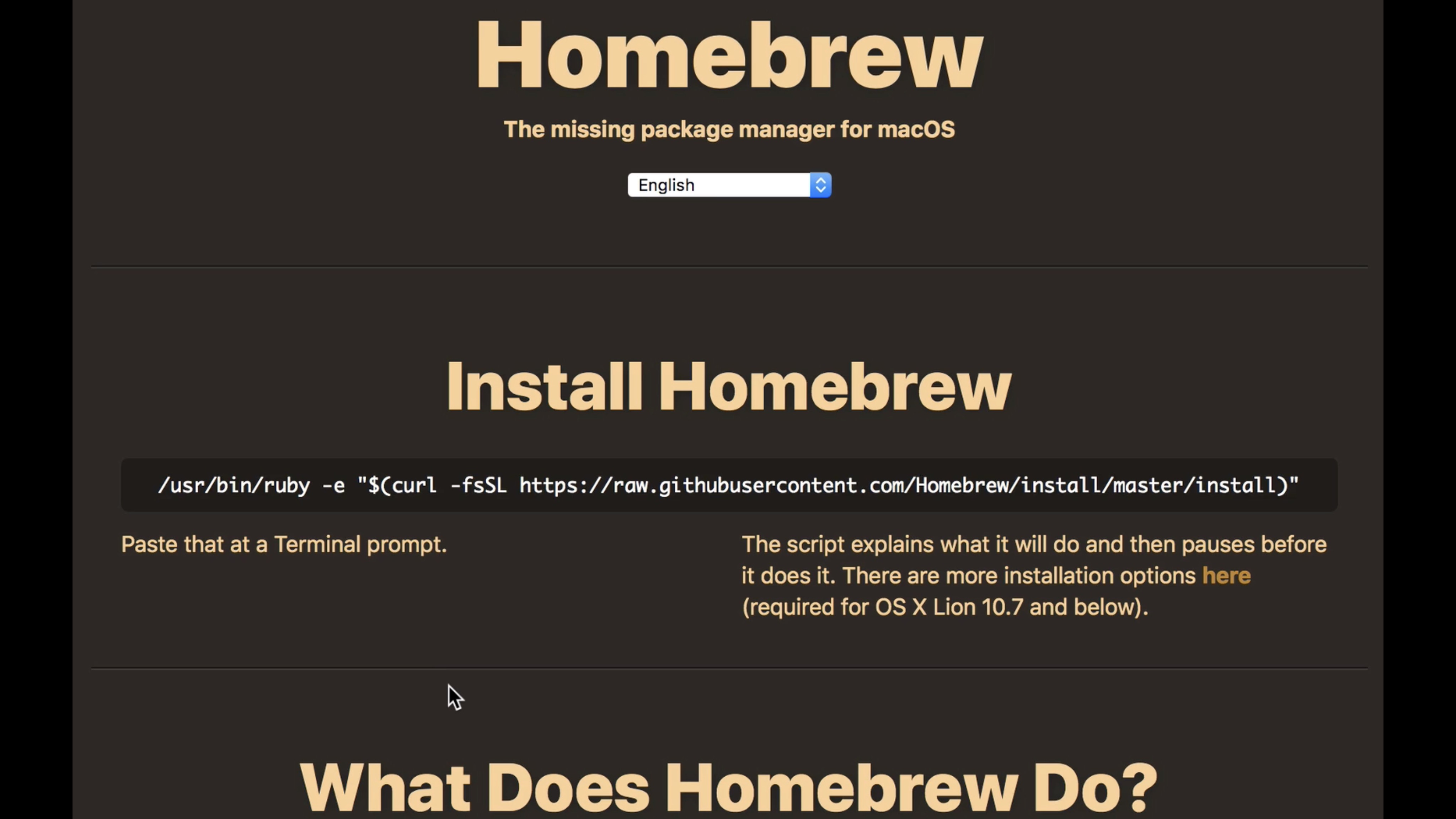 homebrew