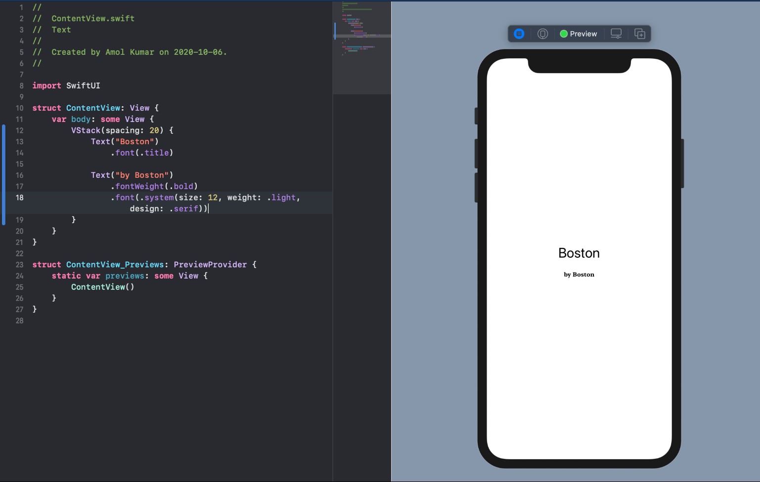 Text View - SwiftUI Handbook - Design+Code