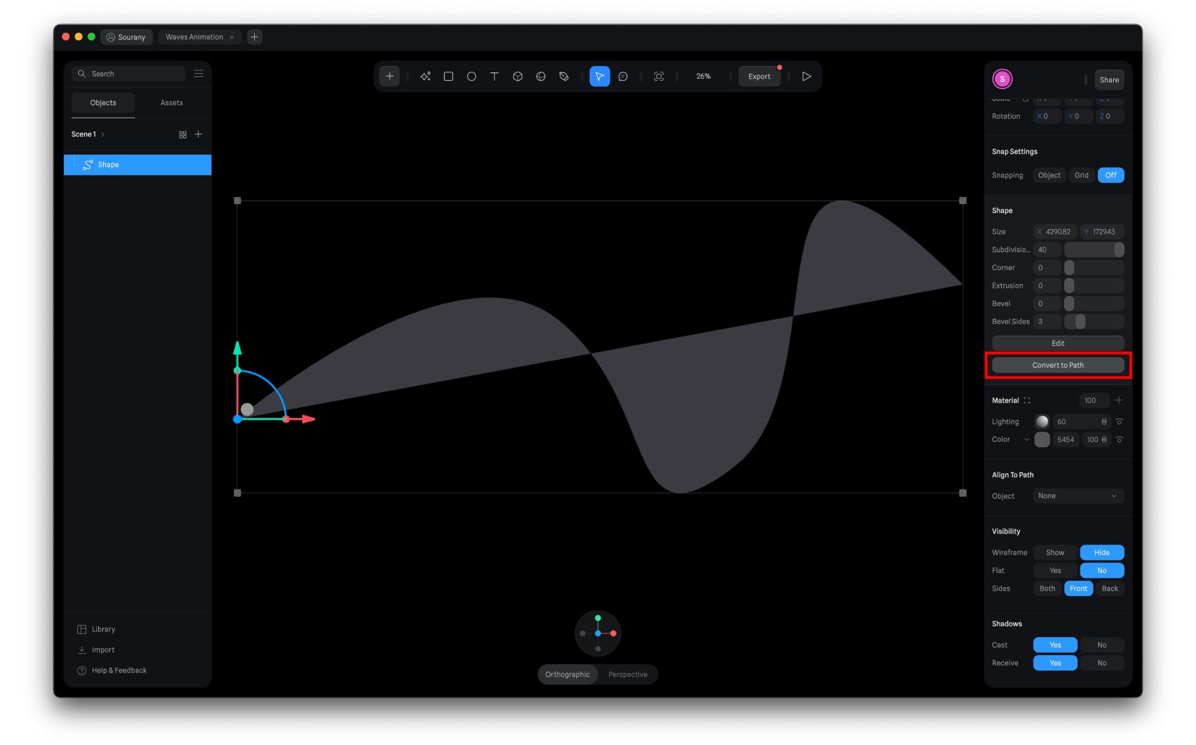 Waves Animation - 3D UI Interactive Web Design with Spline - Design+Code