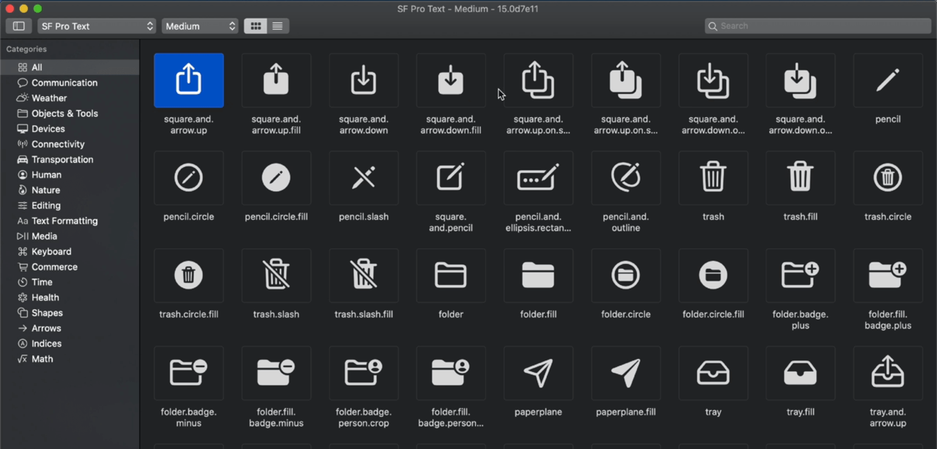 Category Icons & Symbols