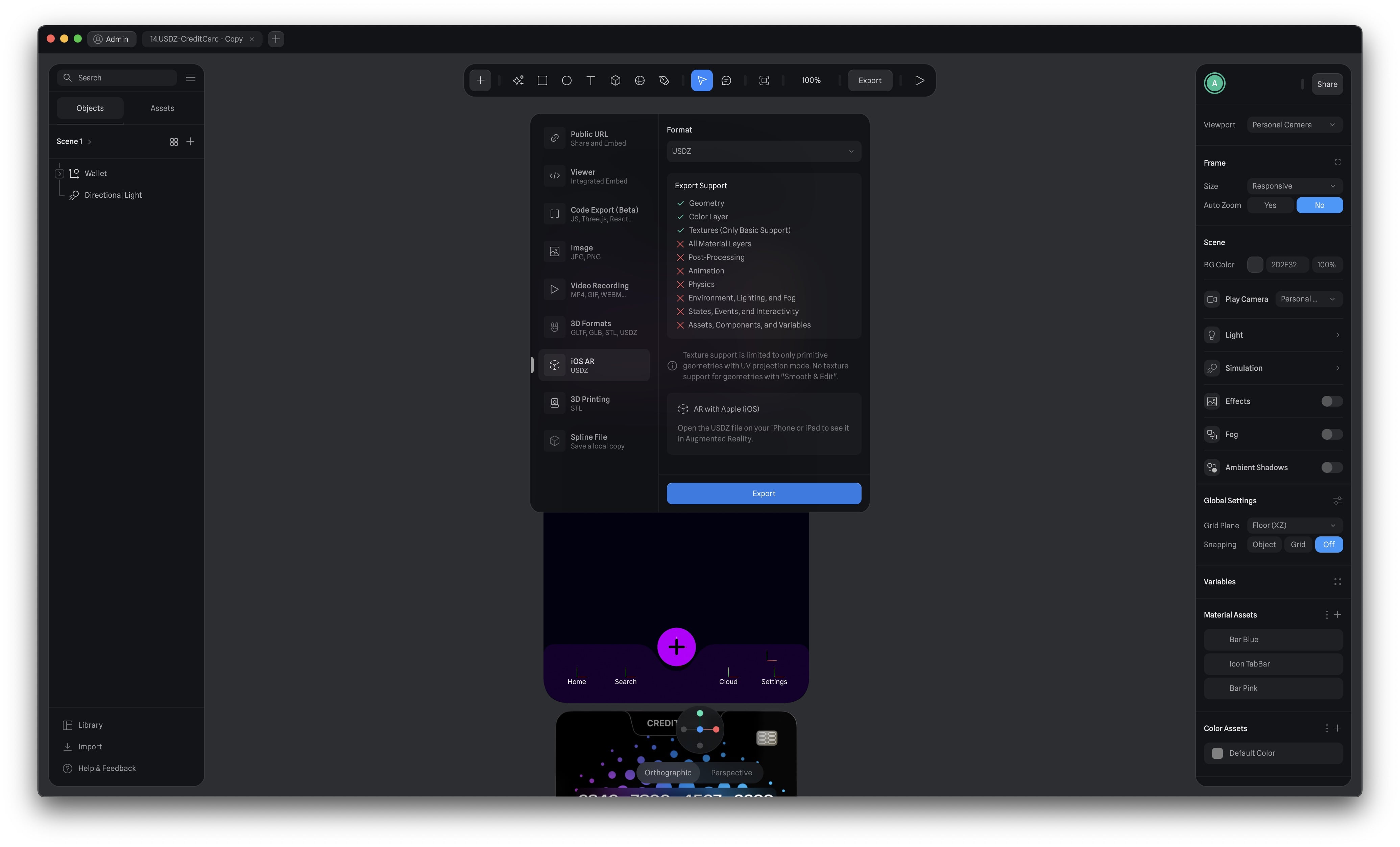 Export to USDZ and Optimizations image 6