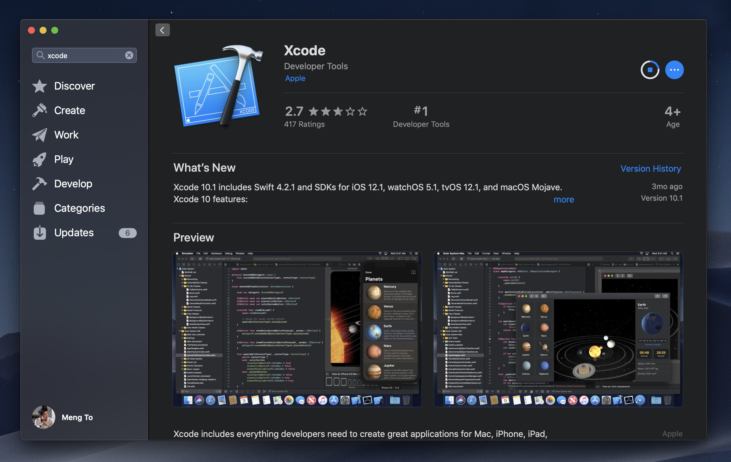 current xcode version