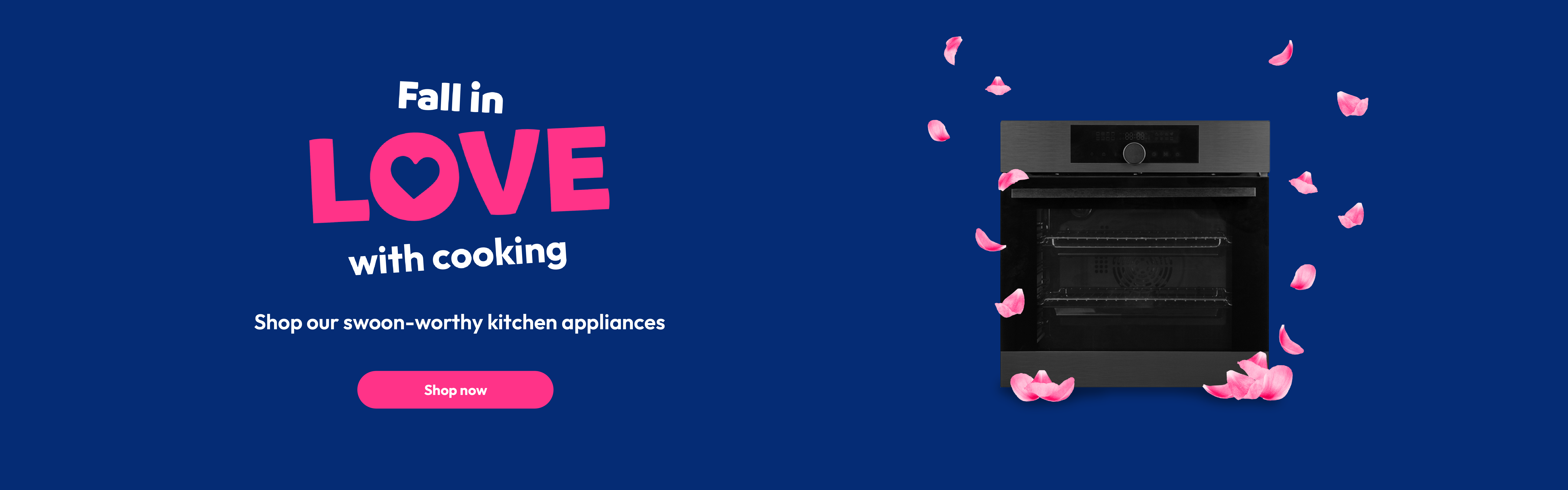 Fall in love with cooking web banner