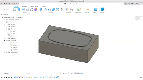 From Scribble to Sketch to Solid to Swarf—Having a Go at the Full Design-to-Manufacture Process in Fusion 360