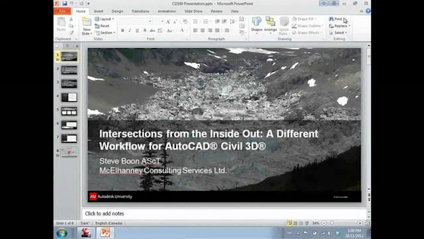 Intersections from the Inside Out: A Different Workflow for AutoCAD® Civil 3D®