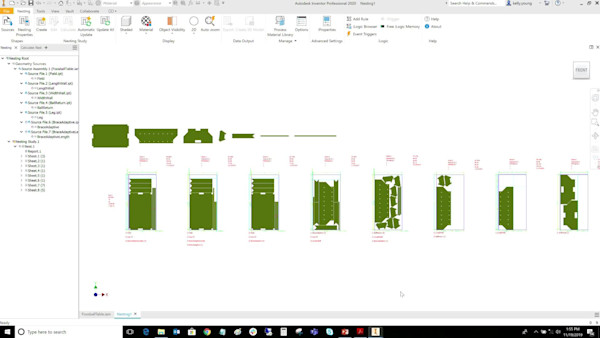 All You Do in One Platform—CAD to Nesting to CAM in Inventor