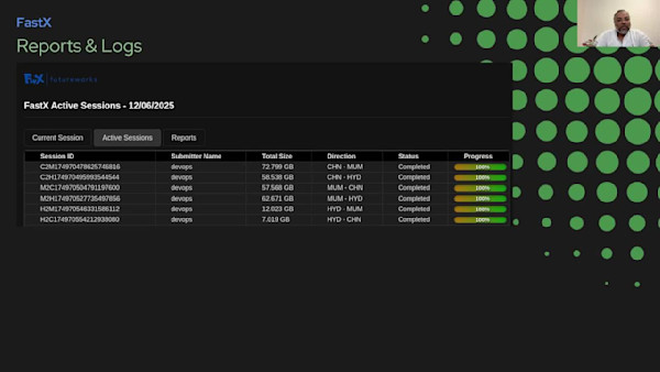 Magic of Multilocation High-Speed Data Transfers Using FastX Plus Flow Production Tracking