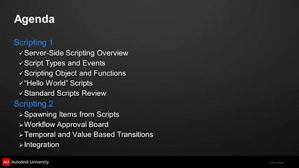 The Answer Is Yes: Scripting with Autodesk® PLM 360, Part 2