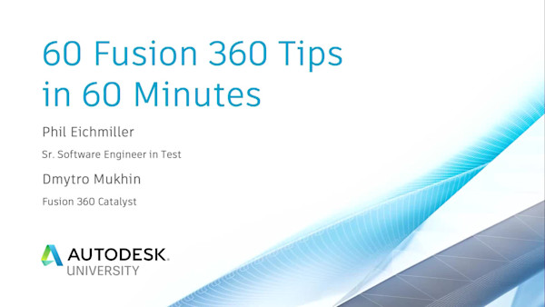 60 Fusion 360 Tips in 60 Minutes