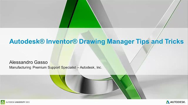Inventor Drawing Manager Tips and Tricks