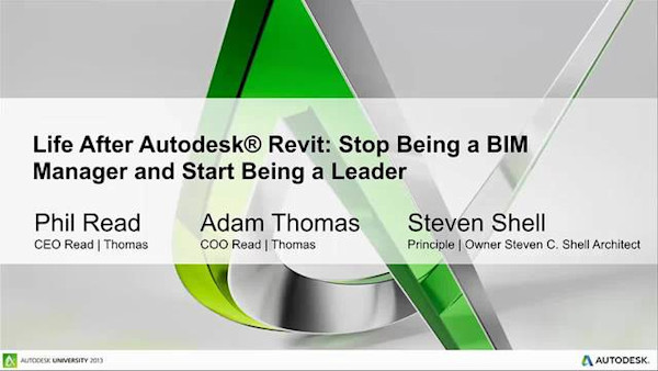 Life After Revit: How to Stop Being a BIM Manager and Start Being a Leader