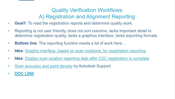 ReCap Software: Scanning and Post Processing Workflows for All Manufacturing Plants
