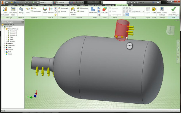 Finite Element Analysis for the Casual User in Inventor