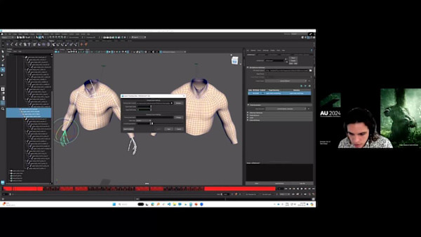 Rigging Fast Deformation Estimation with Neural Computation in Maya