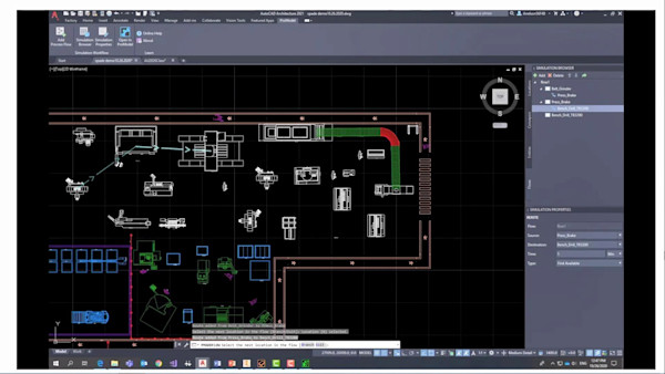 Use AutoCAD and Inventor with ProModel Simulation to Optimize Factory Layouts