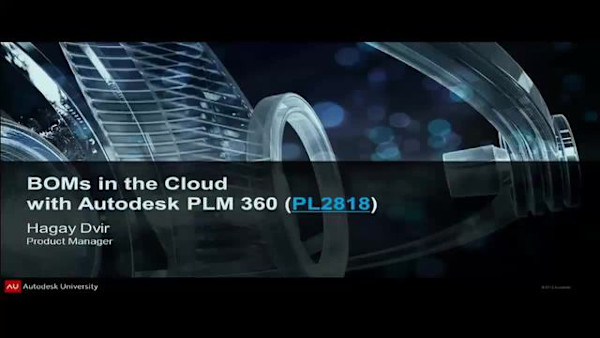 BOMs in the Cloud with Autodesk® PLM 360