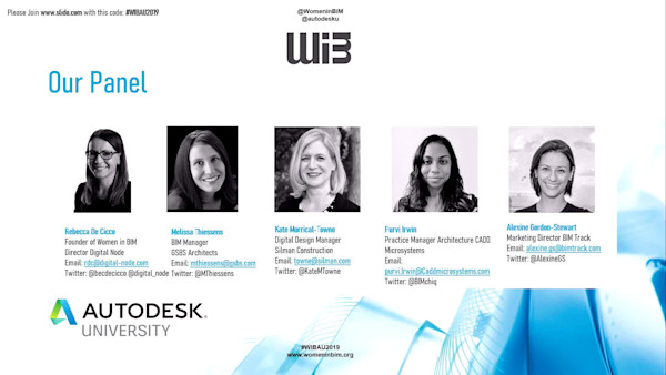 Women in BIM: A panel discussion on the importance of diversity in the construction technology space