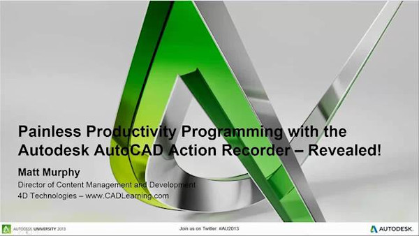 Painless Productivity Programming with the AutoCAD Action Recorder: Revealed!