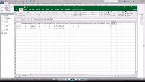 Creating Flexible Revit Lighting Fixture Families for Use with Elumtools