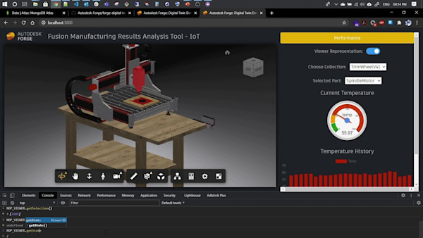 IoT Manufacturing Demo: Optimizing CNC Toolpaths Using Fusion 360 and Forge