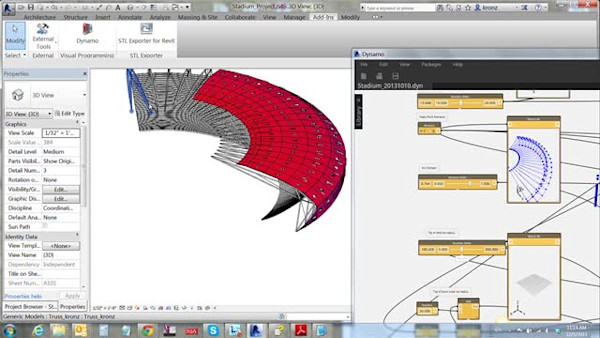 Enhanced Parametric Design with Dynamo Visual Programming for Revit and Autodesk Vasari.