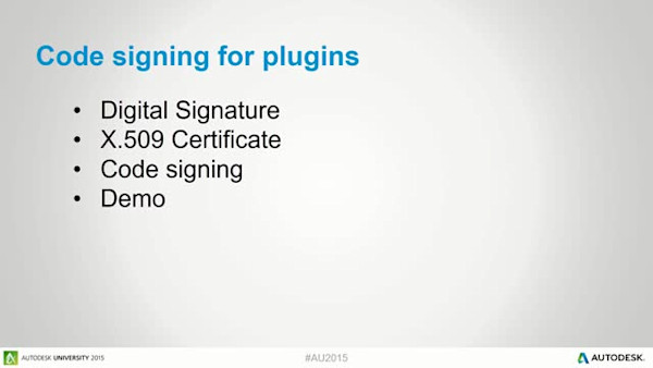 Introducing Secure Development Methods and Concepts for AutoCAD Plug-ins