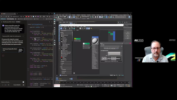 Using AI for the Creation and Modification of OSL Shaders in 3ds Max