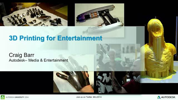 Autodesk and 3D Printing for Entertainment