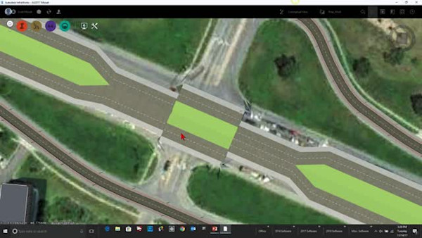 InfraWorks—Detailed Design Roads and Intersections with Component Roads