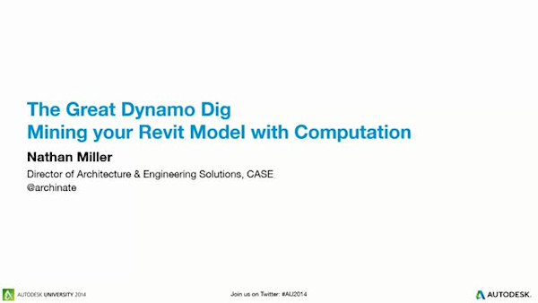 The Great Dynamo Dig: Mine Your Revit Model with Computation