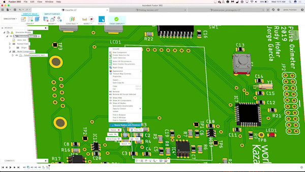 Creating a Pulse Oximeter: Utilizing the Cloud to Prototype in EAGLE and Fusion 360