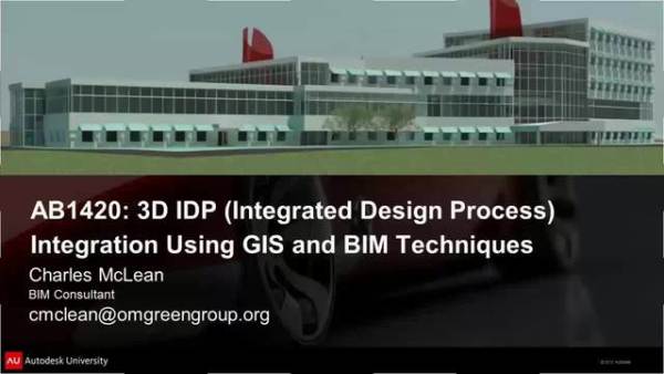 A 3D Integrated Design Process (IDP) Using GIS and BIM Techniques