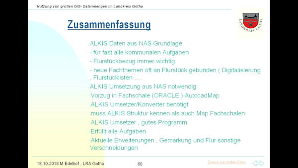 Nutzung von großen GIS- Datenmengen im Landkreis Gotha