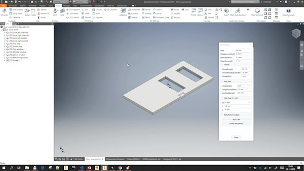 Automate CNC Machining By Using the Inventor HSM API and iLogic for CAM Products