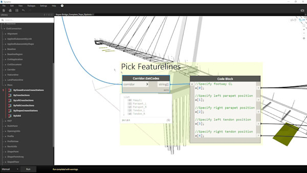 Bridge Detailing 2.0: Computational modelling methods using Civil 3D, Revit & Dynamo