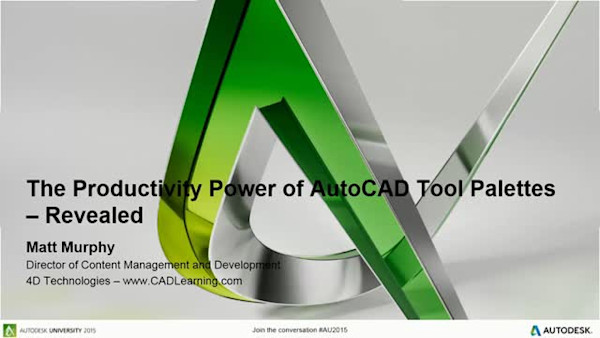 The Productivity Power of AutoCAD Tool Palettes—Revealed