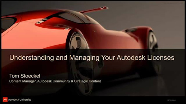 Understanding and Managing Your Autodesk Licenses