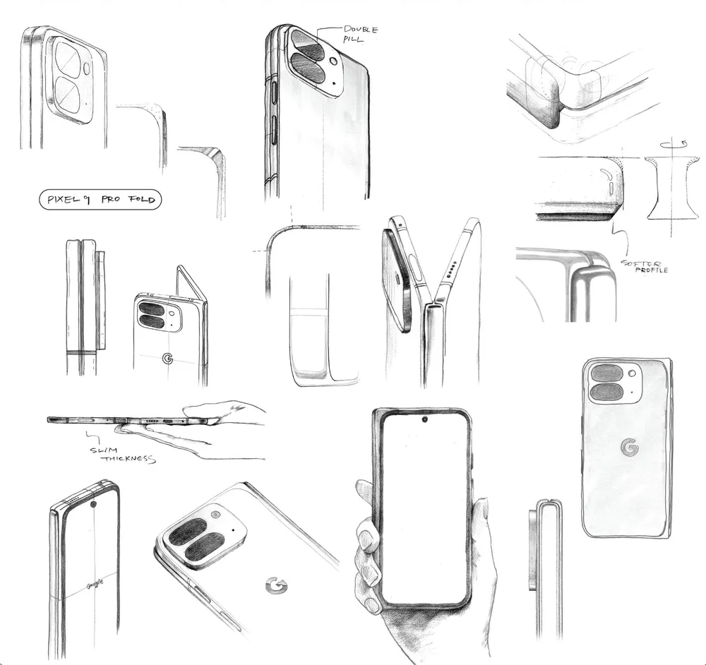 google-pixel-9-pro-fold-design-sketches