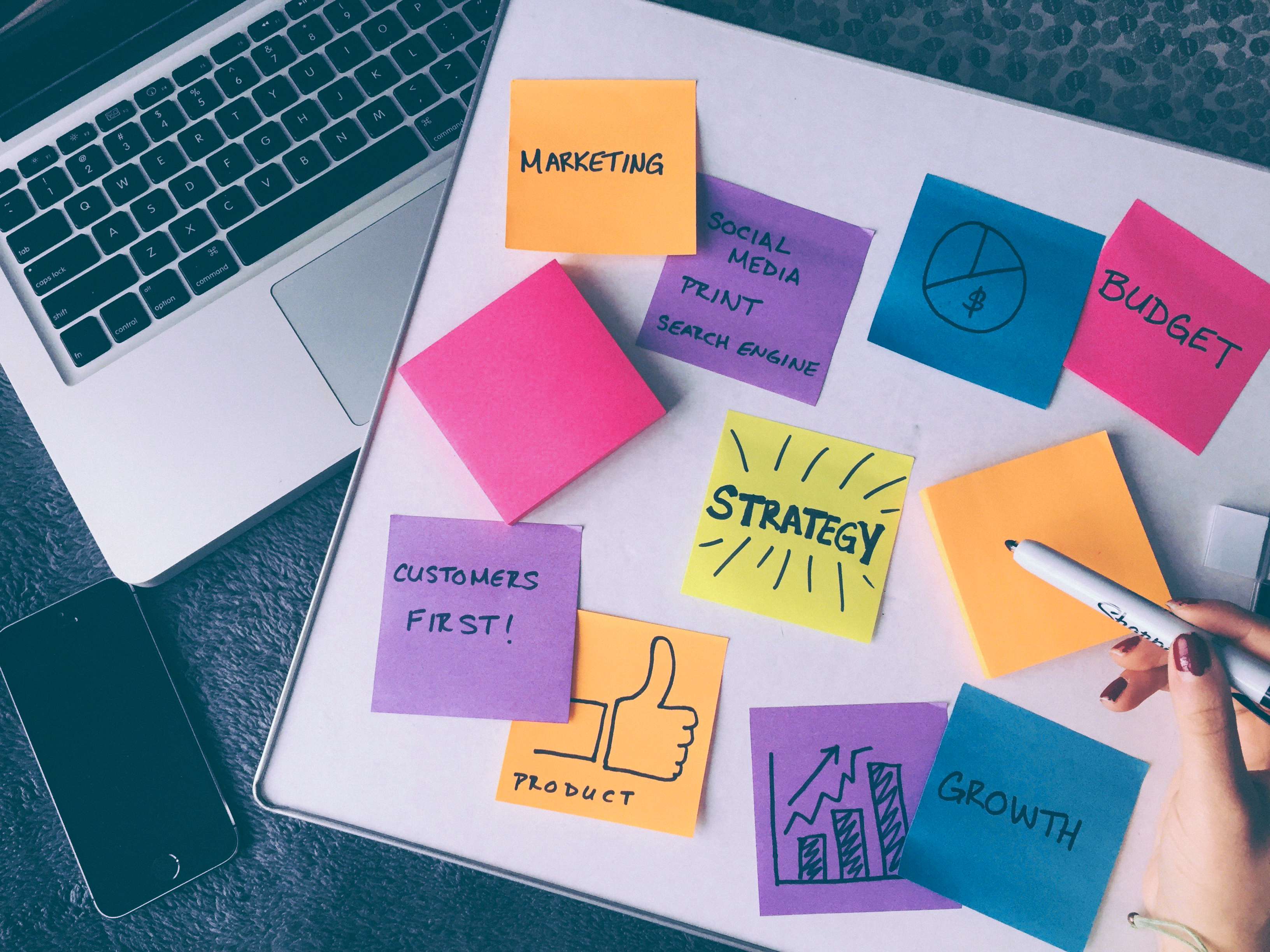 Creating a strategy photo