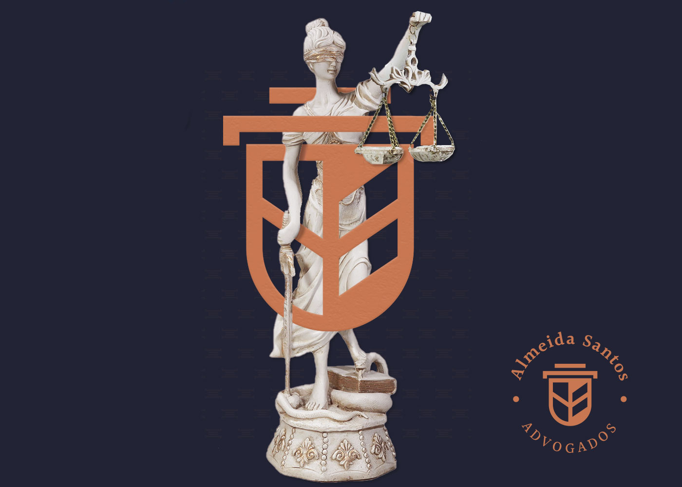 Projeto de Identidade visual Almeida Santos Advogados