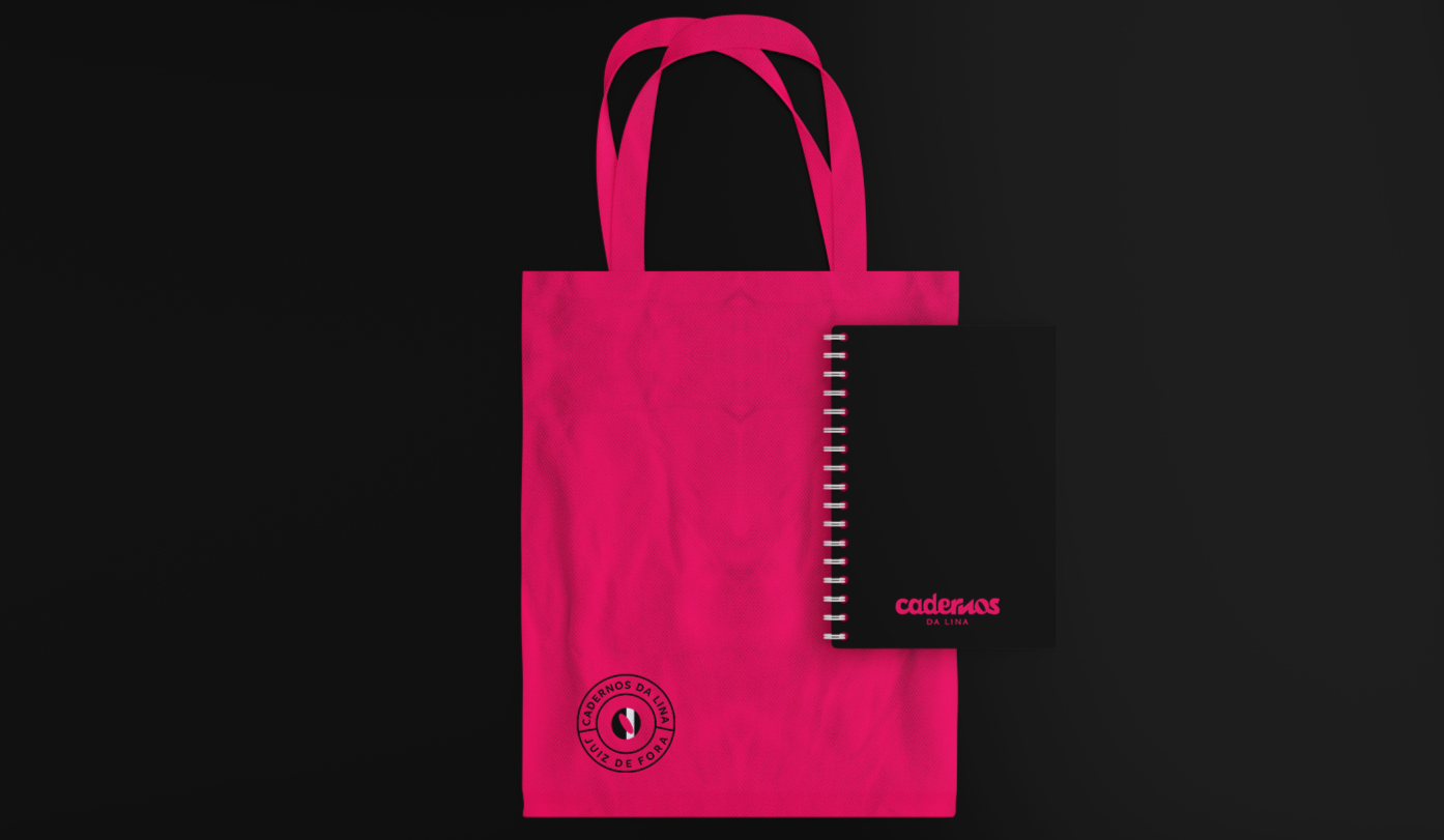 Projeto de Identidade Visual Cadernos da Lina