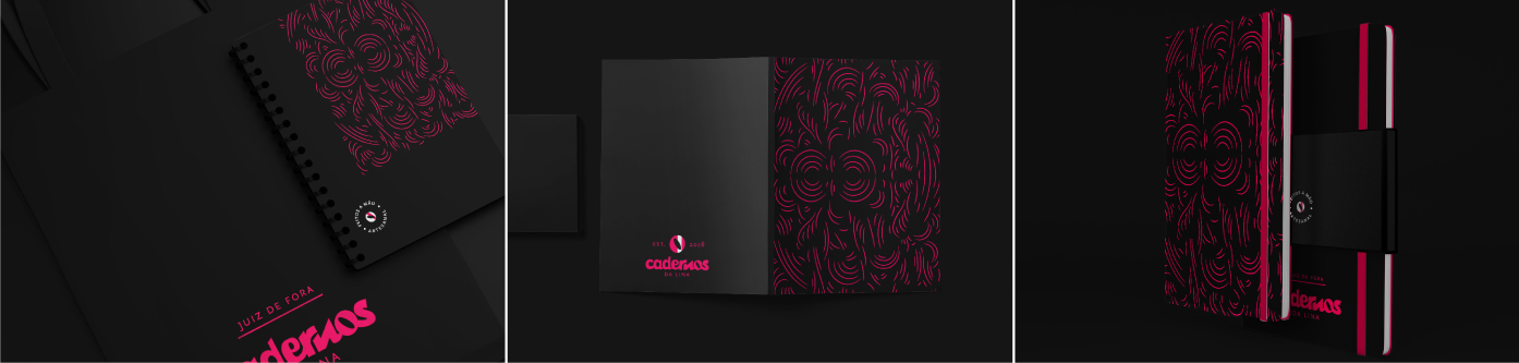 Projeto de Identidade Visual Cadernos da Lina