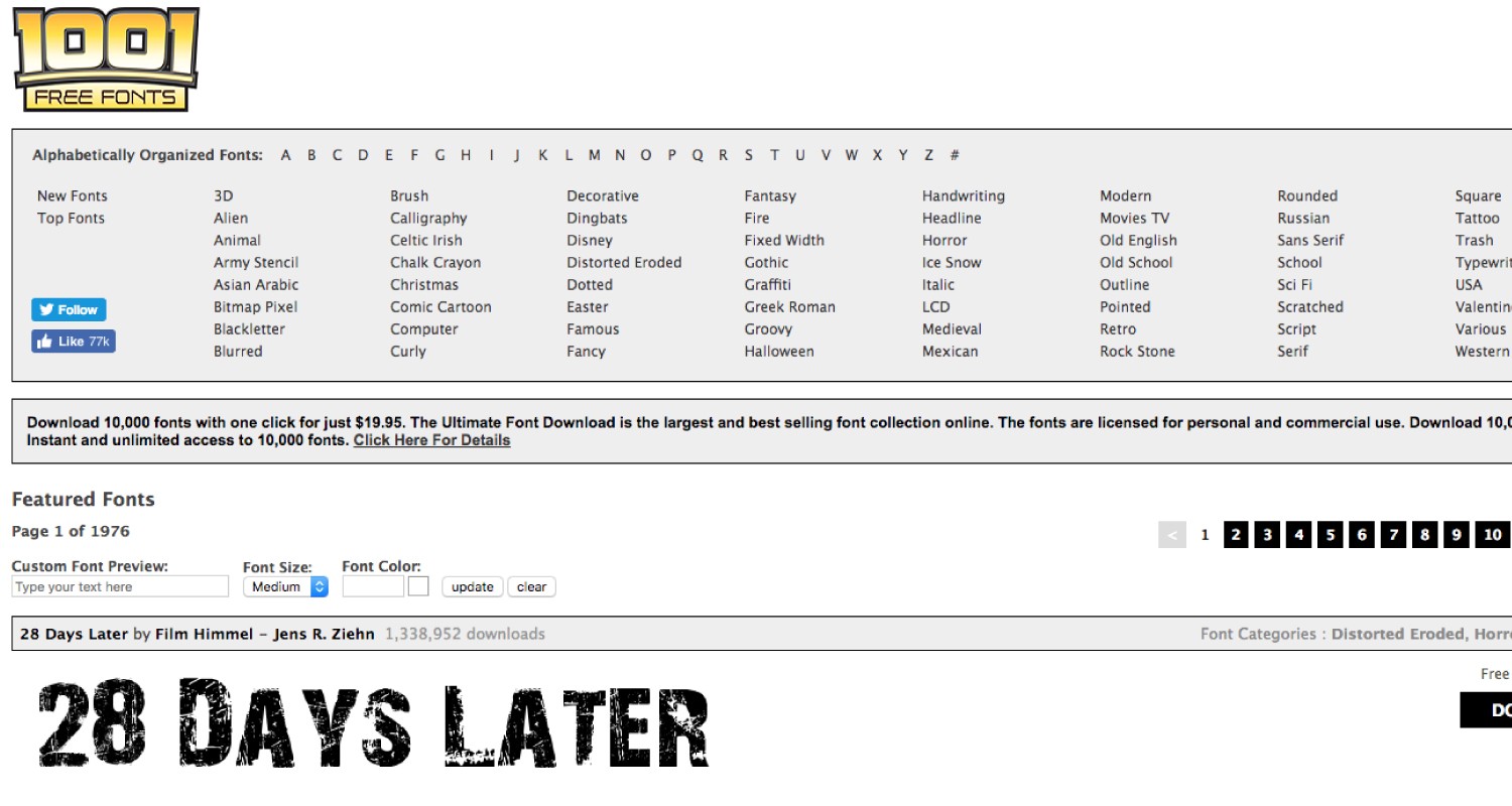 5 sites de fontes para designers 2