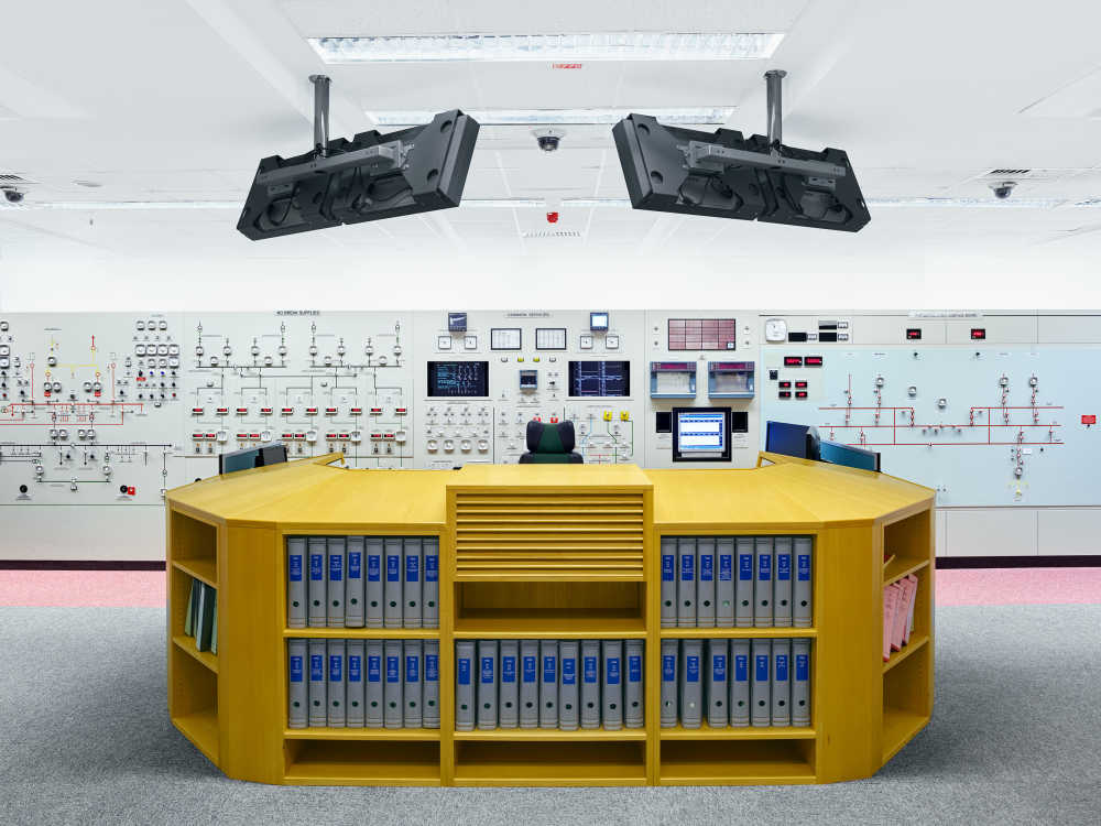 Training control room at Hartlepool Nuclear Power Station, UK.