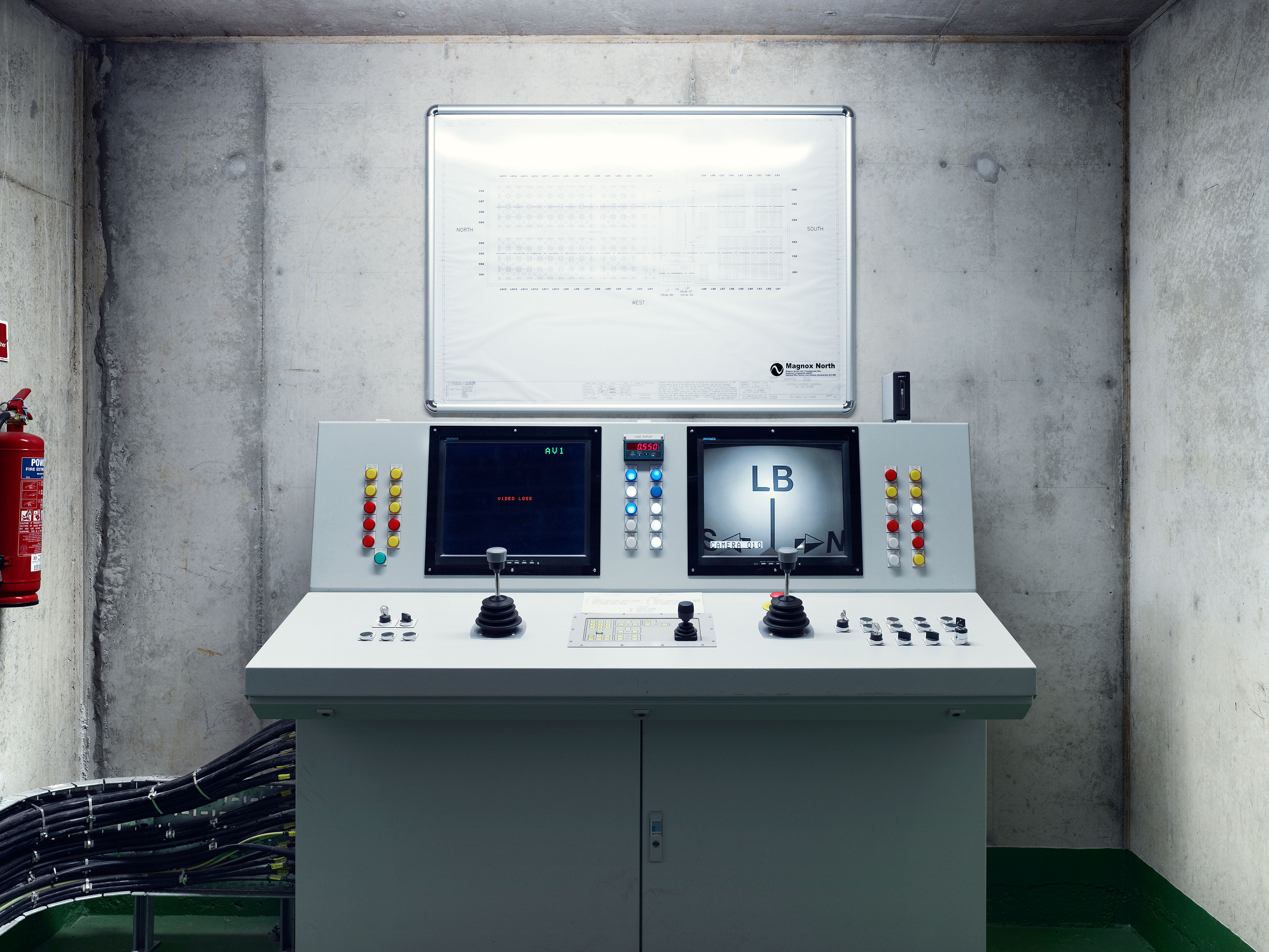 Nuclear waste storage facility, Wales.
